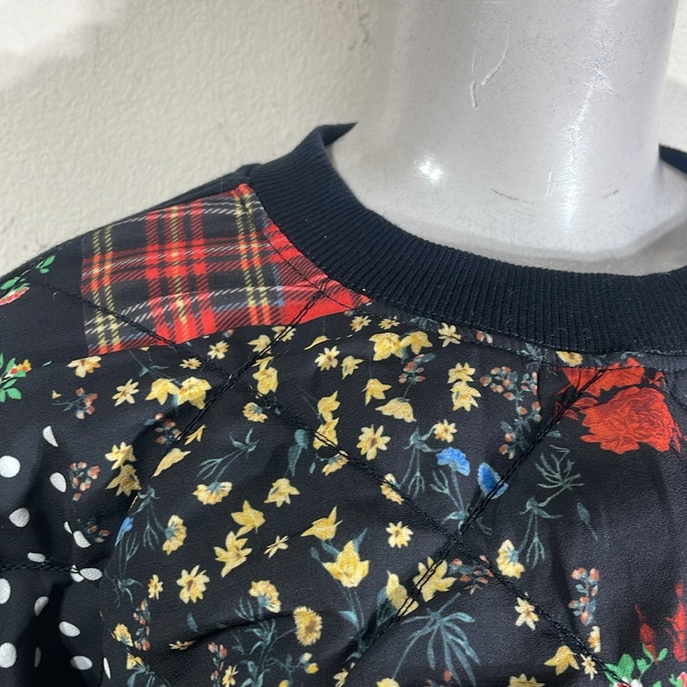 (N3) ZARA Cropped sweatshirt with patches size M - Picture 9 of 13